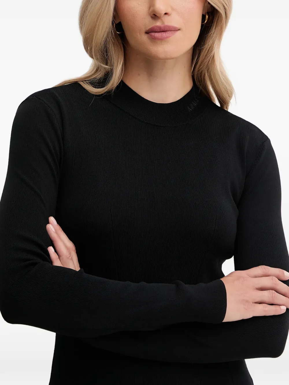  Armani Exchange Long-sleeve Sweater - Black 