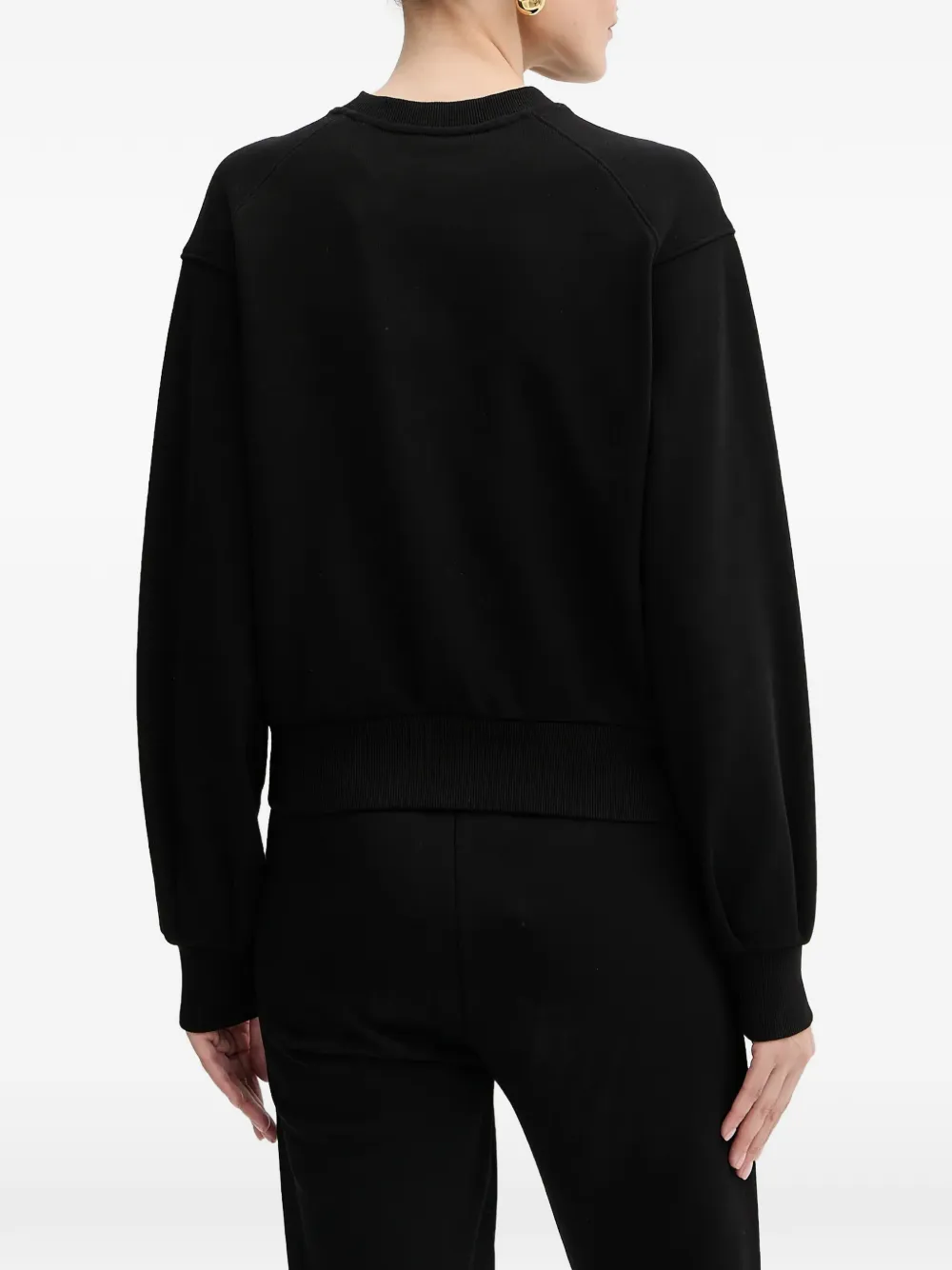 Armani Exchange Sweater met logo Zwart
