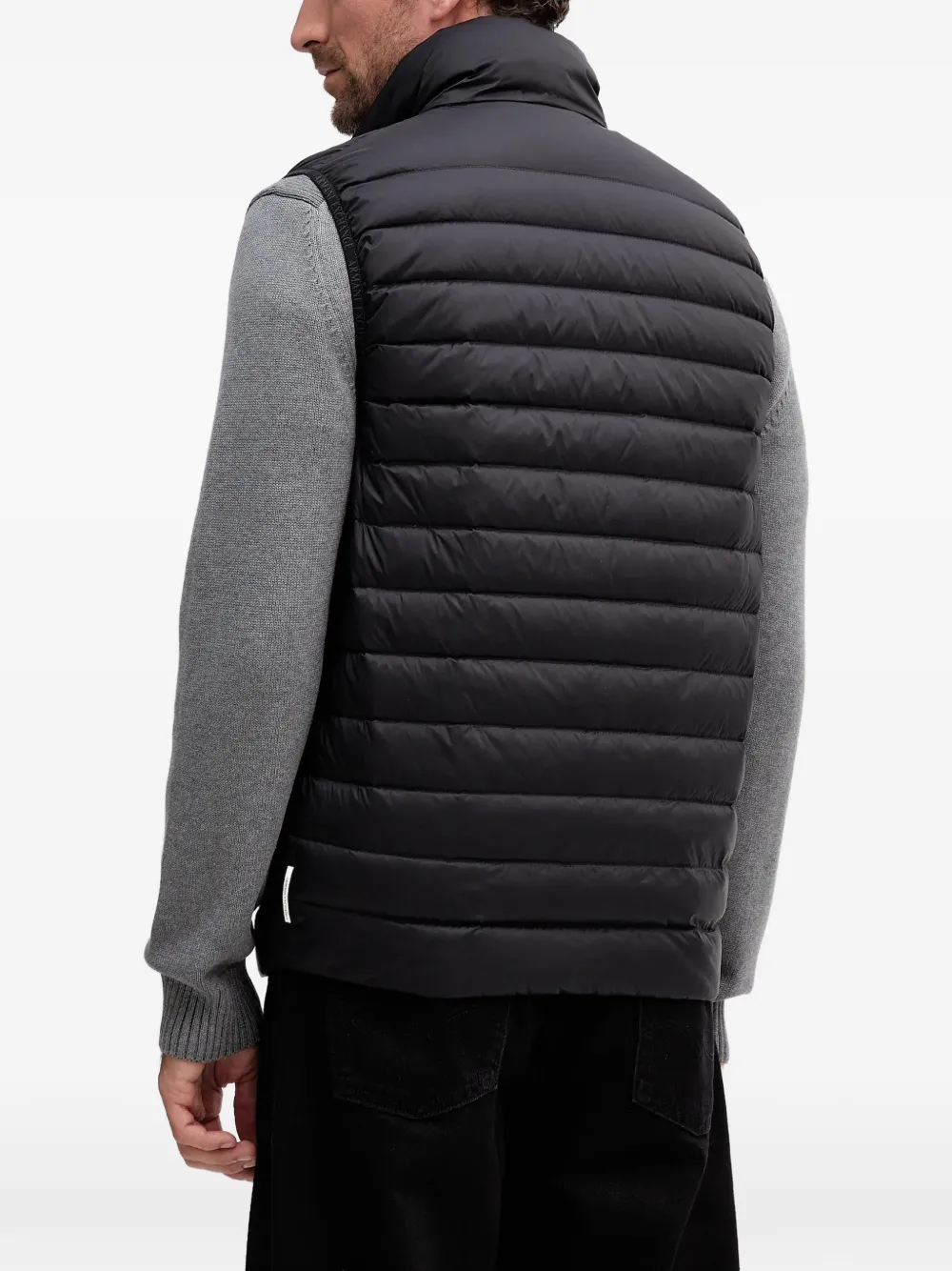 Armani Exchange Bodywarmer met rits Zwart