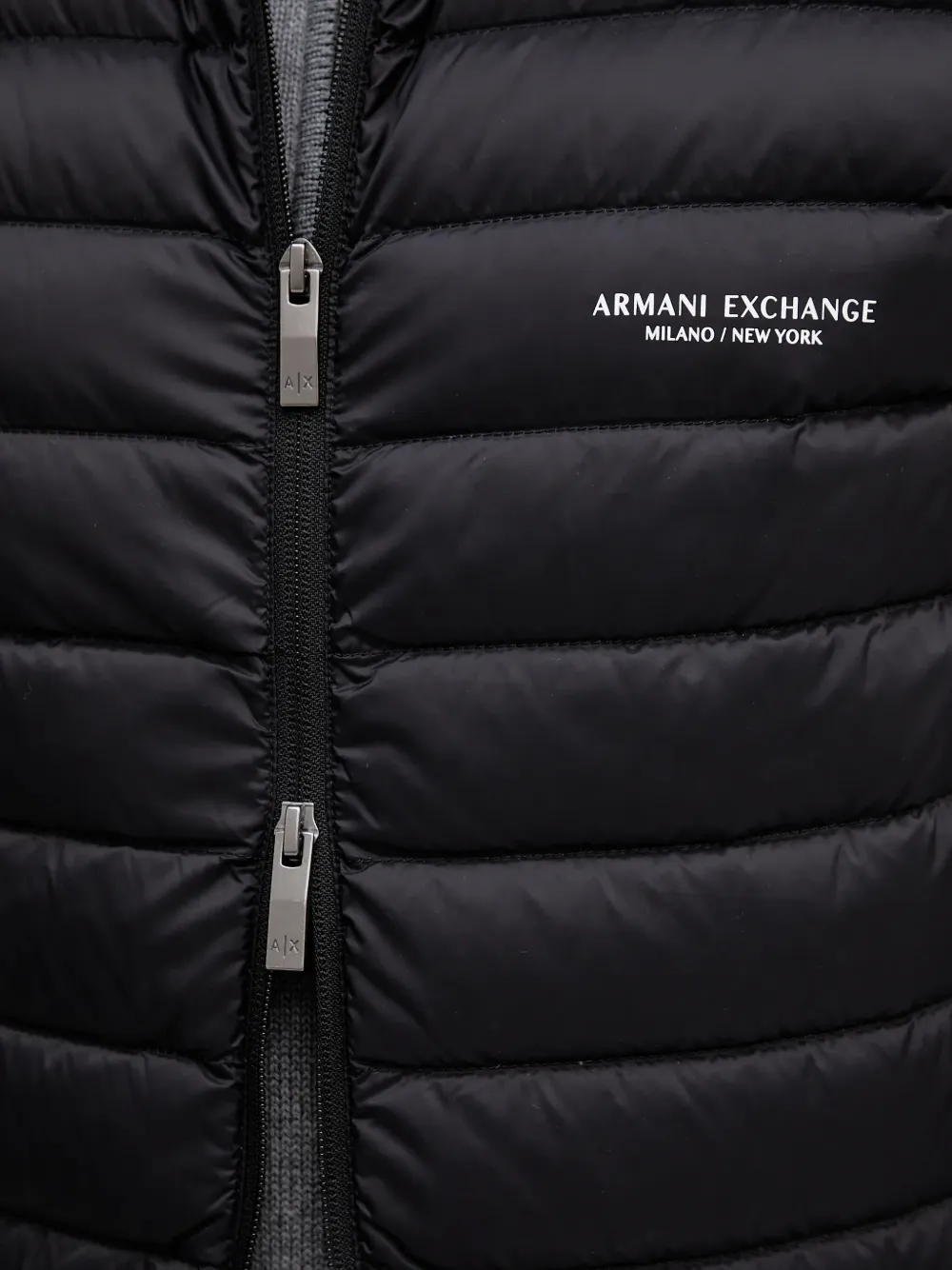 Armani Exchange Bodywarmer met rits Zwart