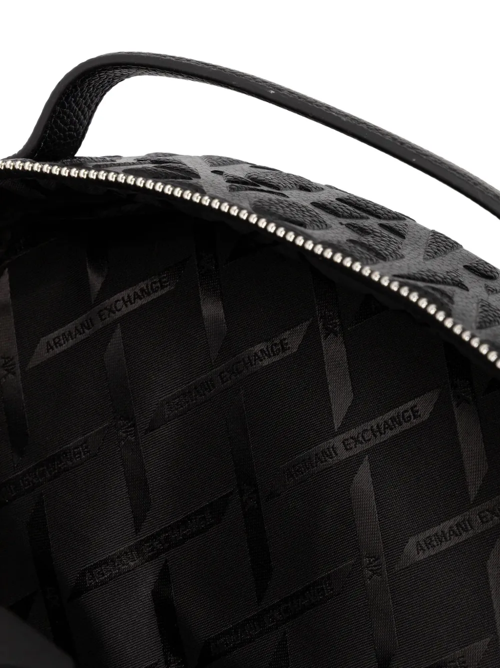 Armani Exchange Rugzak met logo-reliëf Zwart