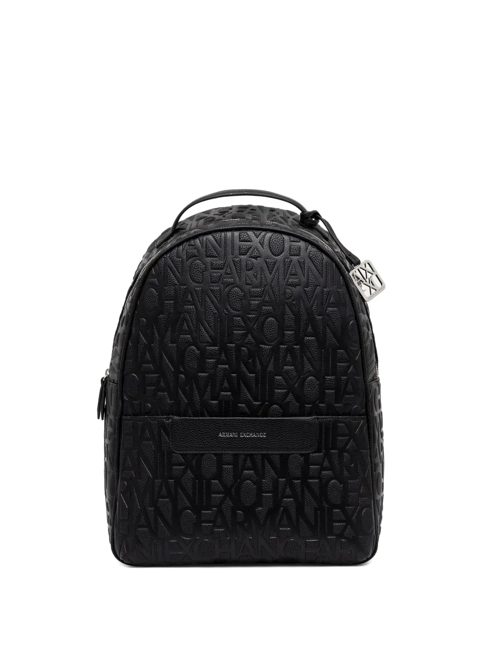 Armani Exchange embossed-logo backpack - Nero