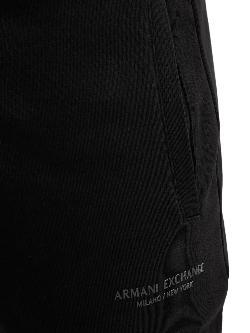 Armani Exchange Broek met trekkoord Zwart