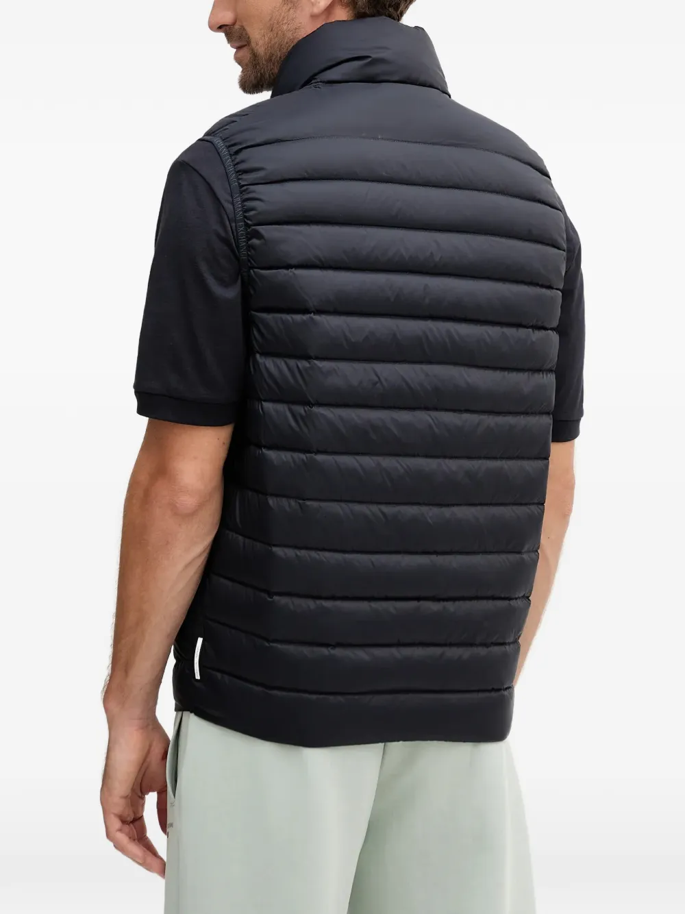 Armani Exchange Bodywarmer met rits Blauw