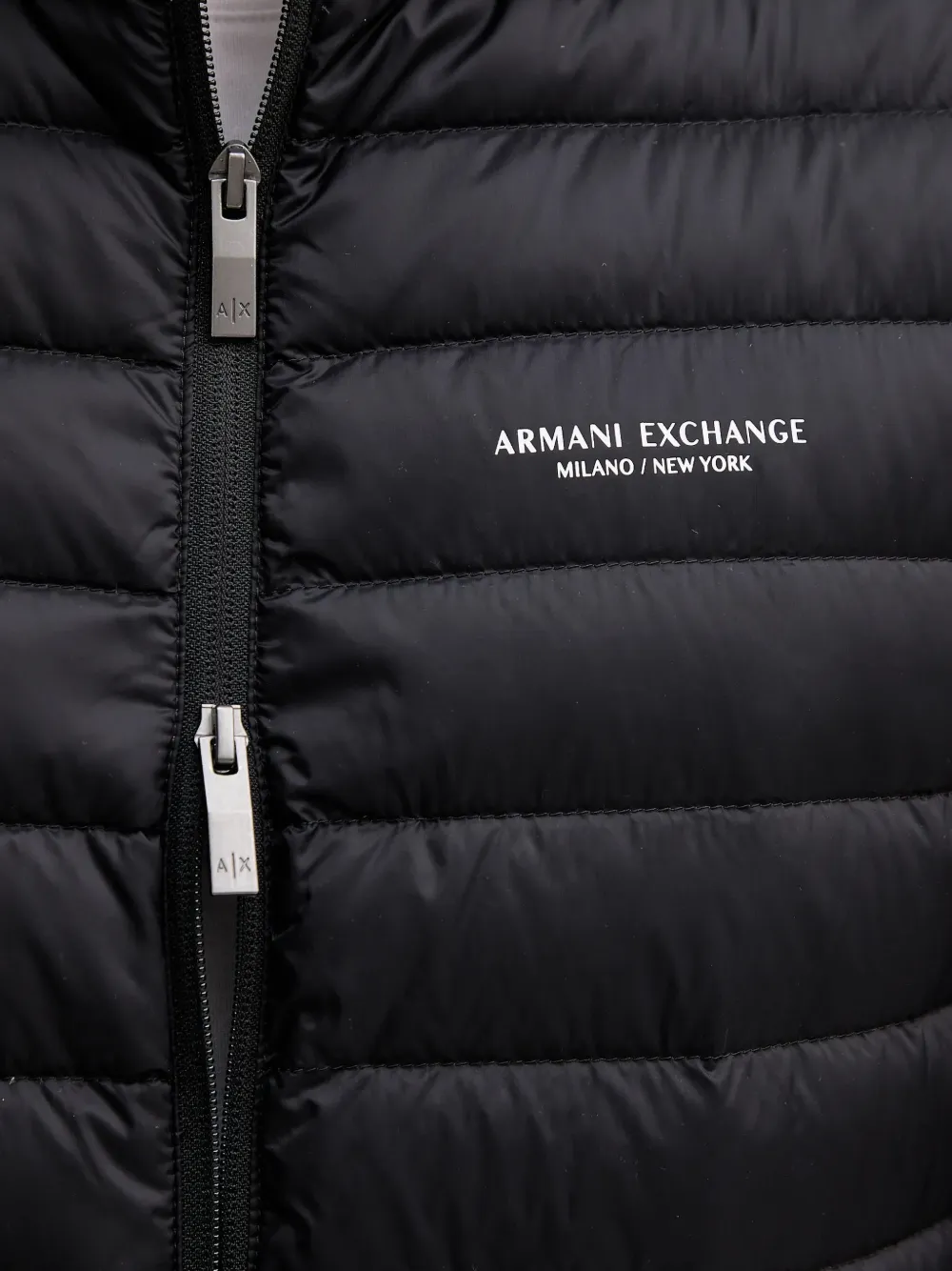 Armani Exchange Gevoerd jack met capuchon Zwart
