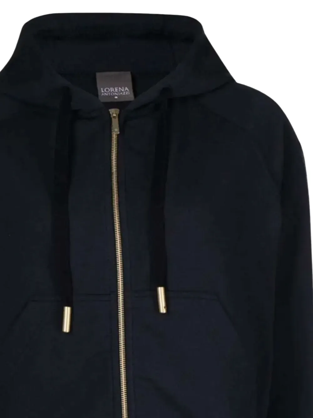 Lorena Antoniazzi Hoodie met rits Blauw