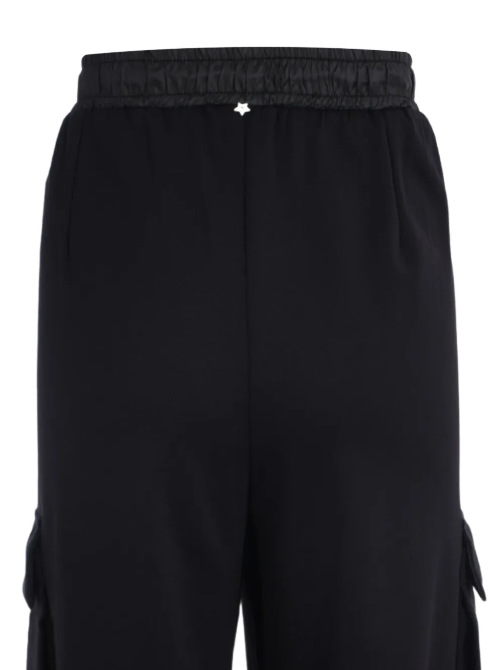 Lorena Antoniazzi Drawstring Cargo Trousers In Black