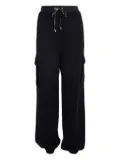 Lorena Antoniazzi drawstring cargo trousers - Black