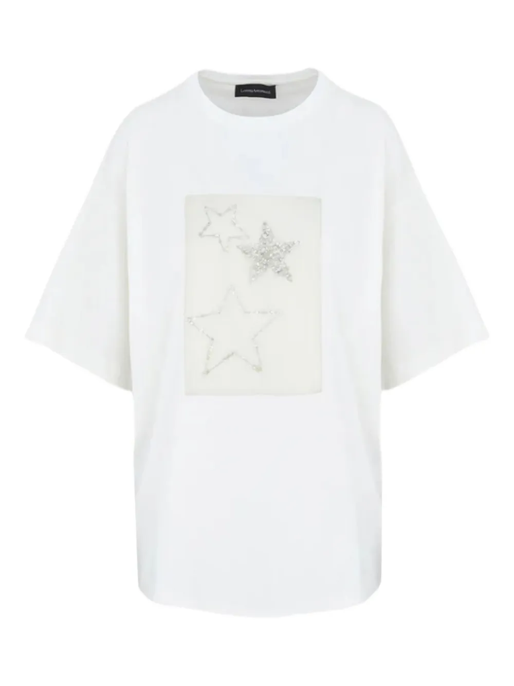 Lorena Antoniazzi star-embellished T-shirt | White | Image 1