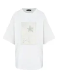 Lorena Antoniazzi star-embellished T-shirt - White