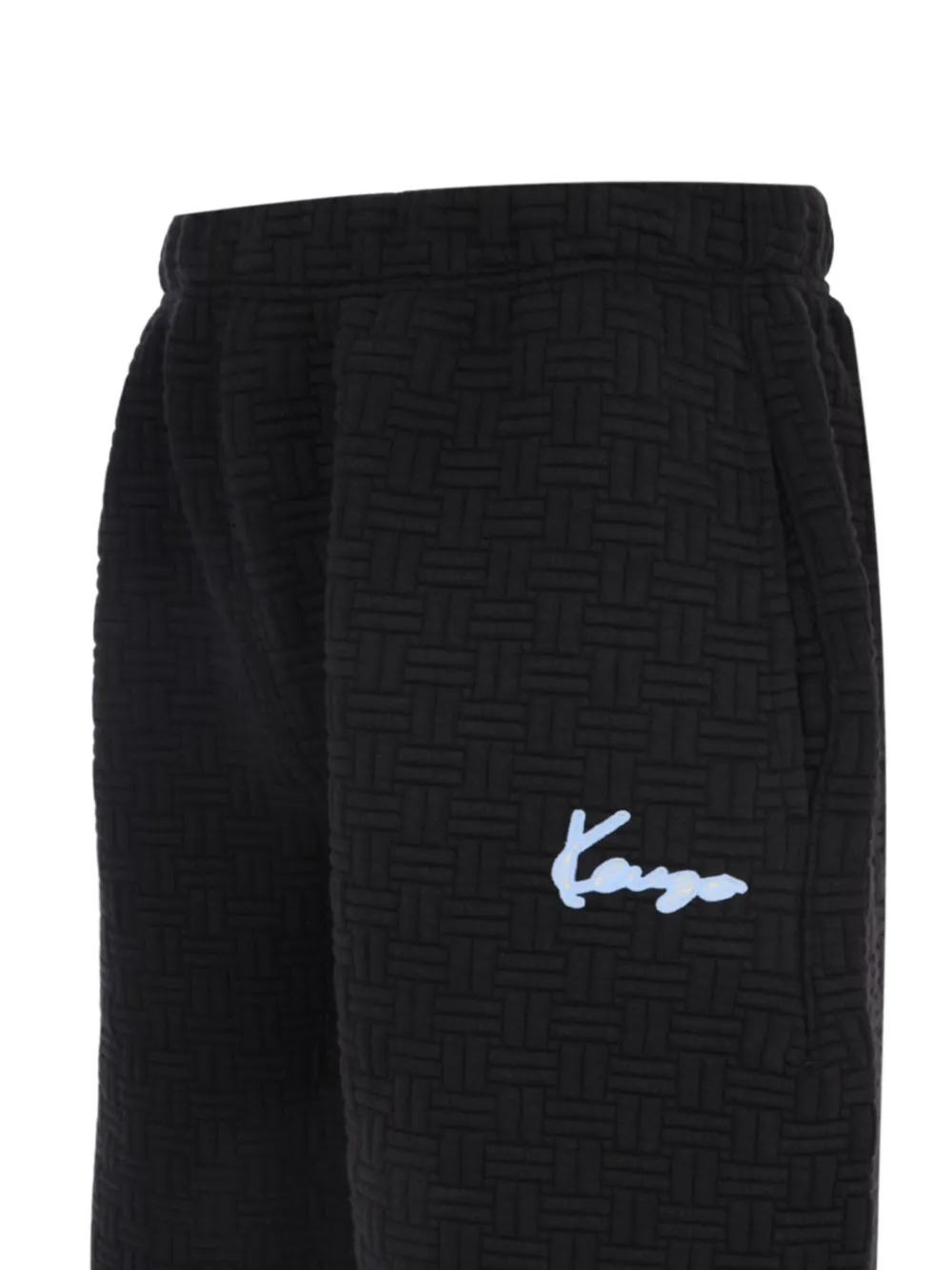 Kenzo Shorts met geborduurd logo Zwart