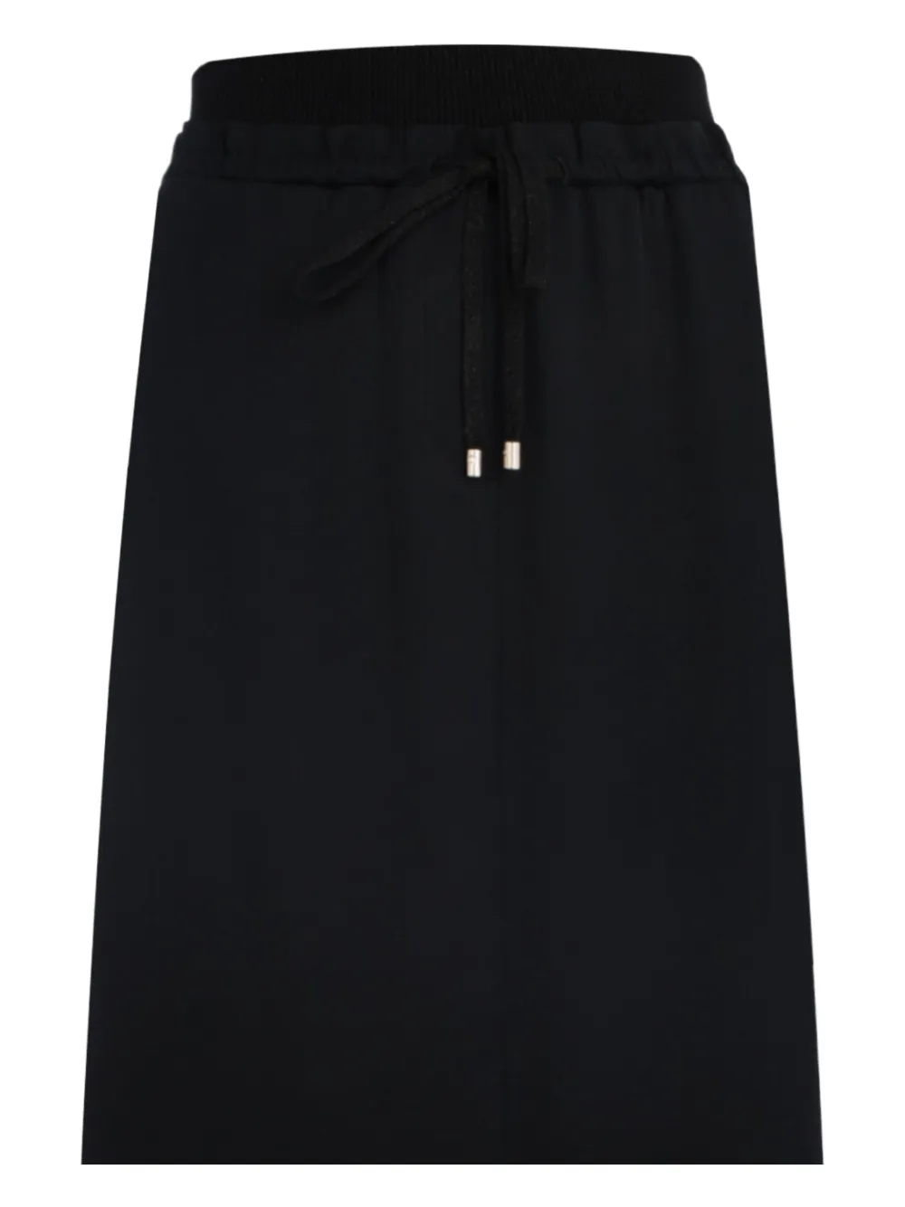 Lorena Antoniazzi Elastic-waistband Skirt In Black