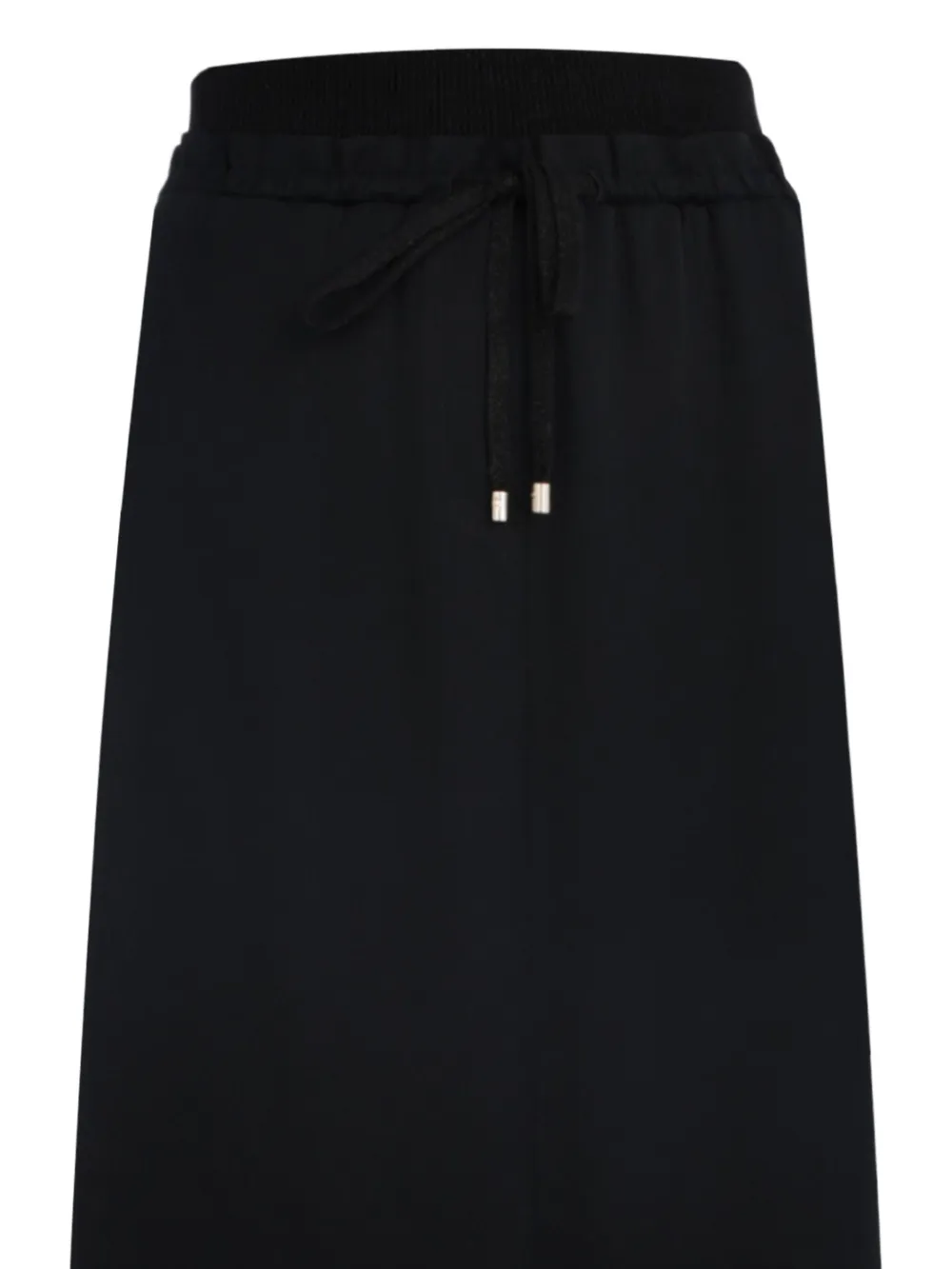 Lorena Antoniazzi Rok met elastische tailleband Zwart