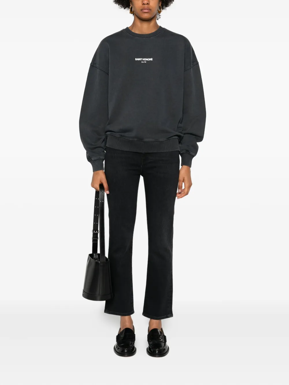 Elite embroidered cotton sweatshirt | Sweaters | Image 2