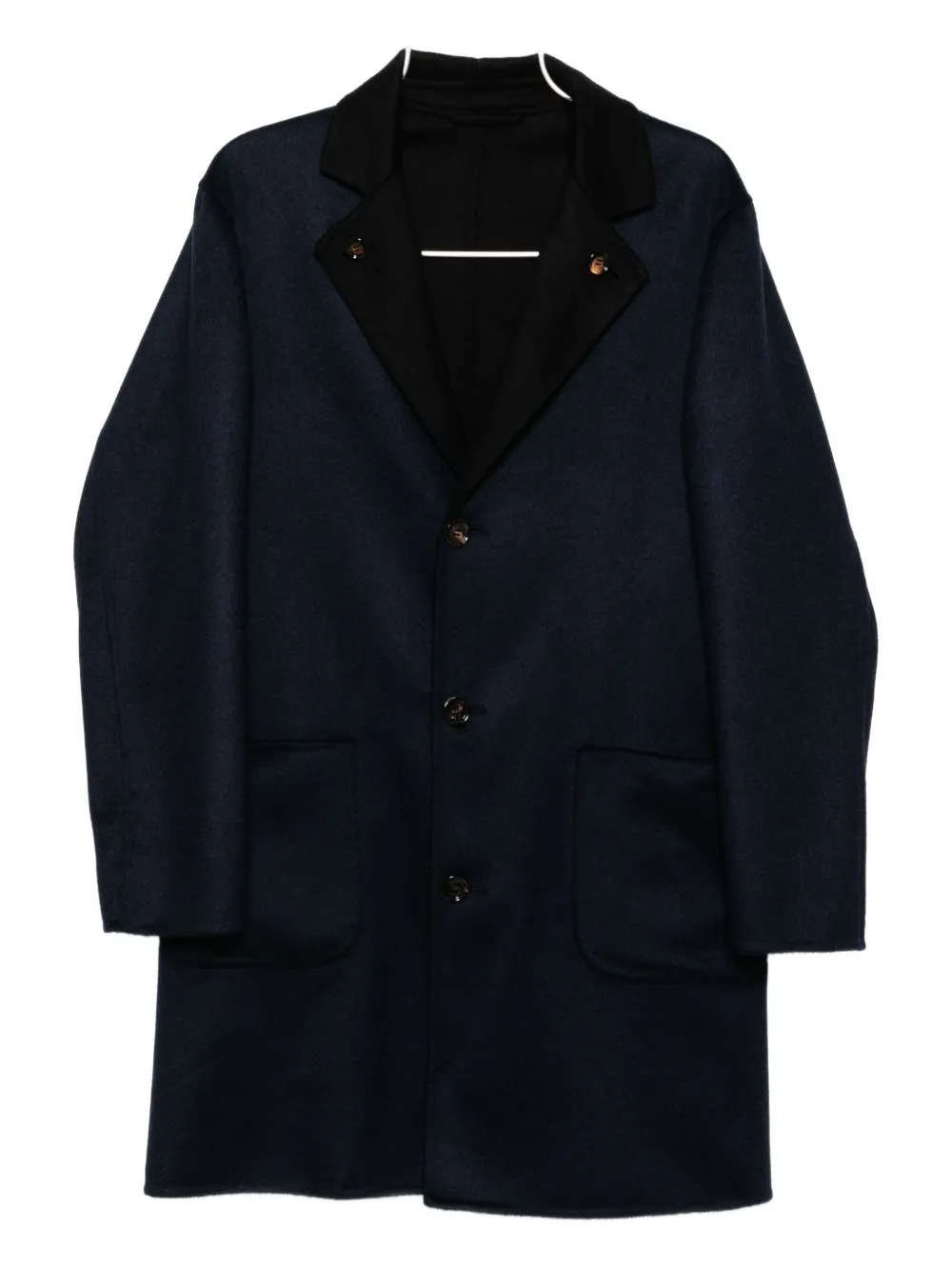 Kired Single Breasted Coat In Blue