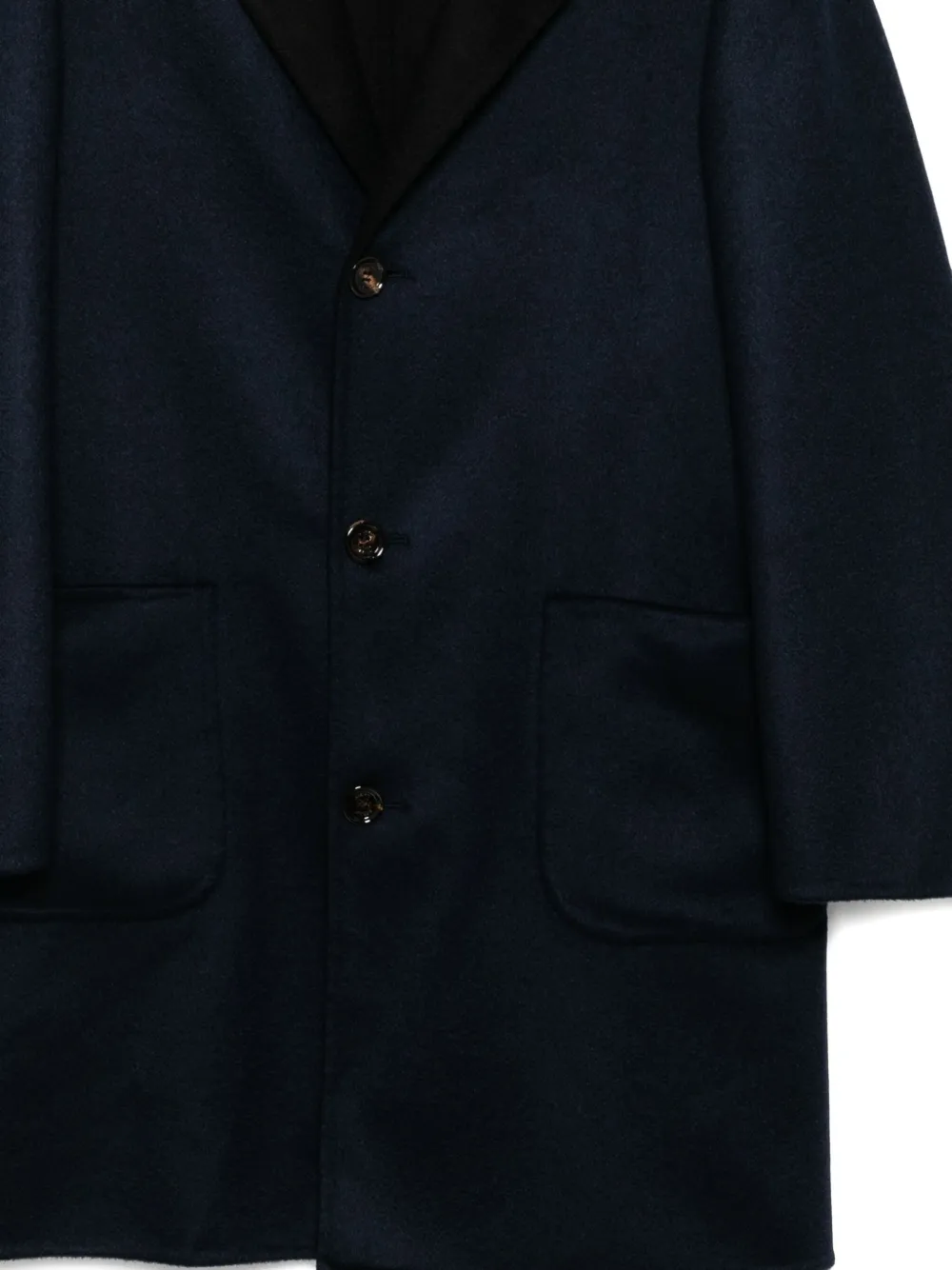 Kired Single Breasted Coat In Blue