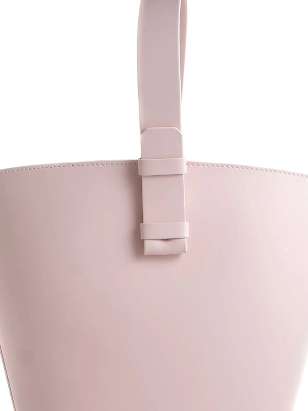 Nico Giani leather top-handle tote bag Roze