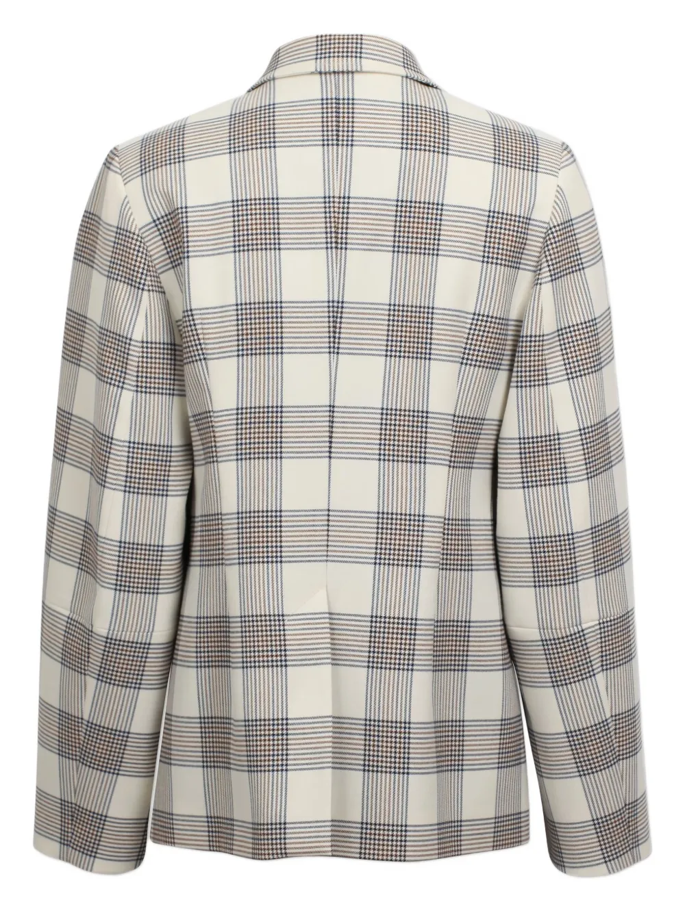 Baum Und Pferdgarten Check Asymmetrical Blazer In Gray