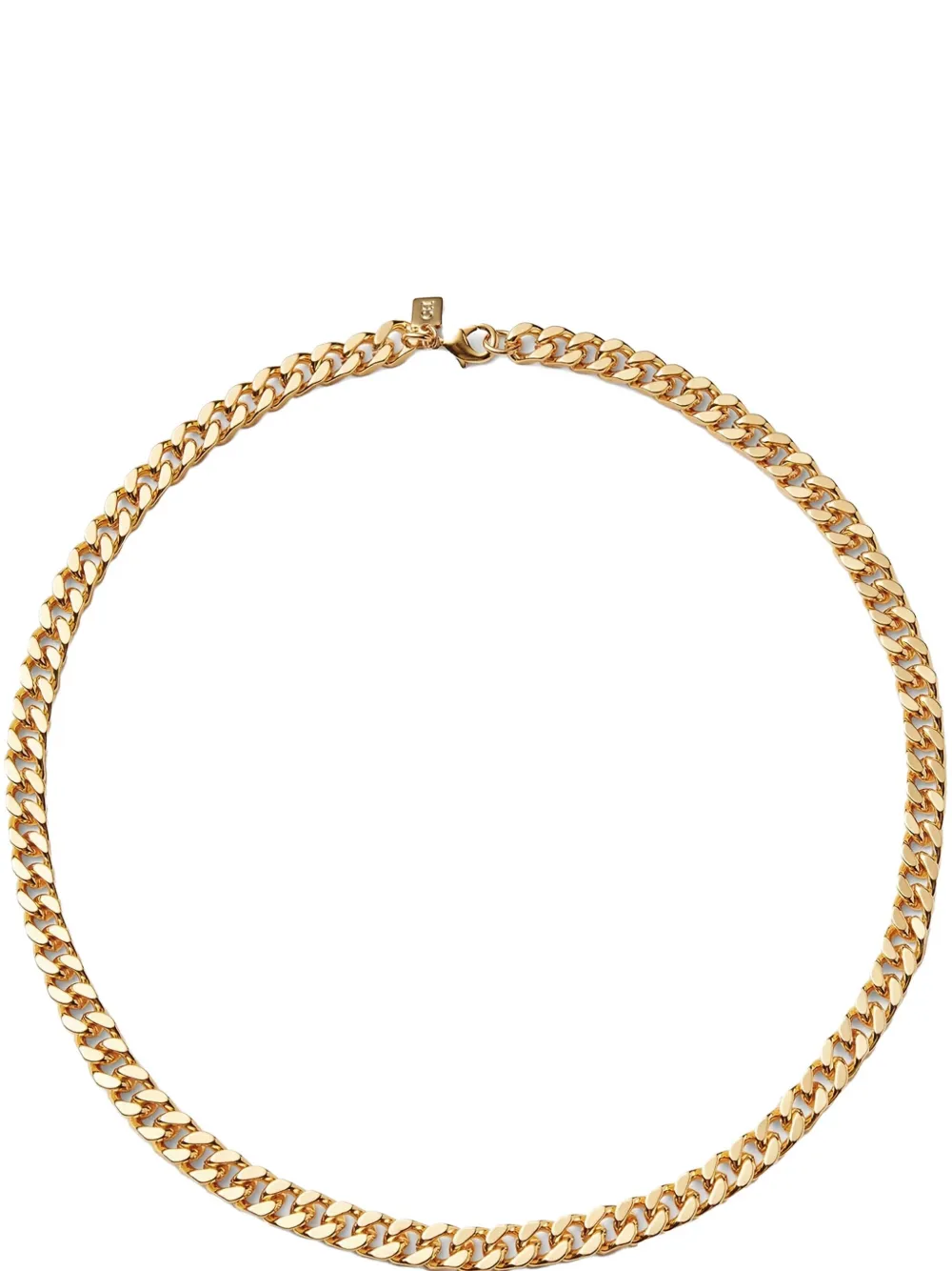 Crystal Haze Plain Jane curb-chain necklace - Goud