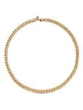 Crystal Haze Plain Jane curb-chain necklace - Gold