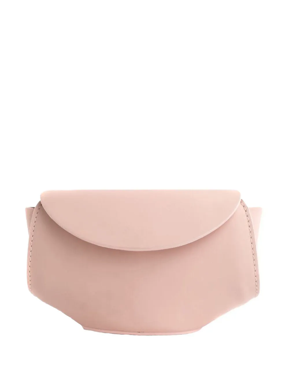 Nico Giani Mini Curve- Flap Belt Bag In Pink