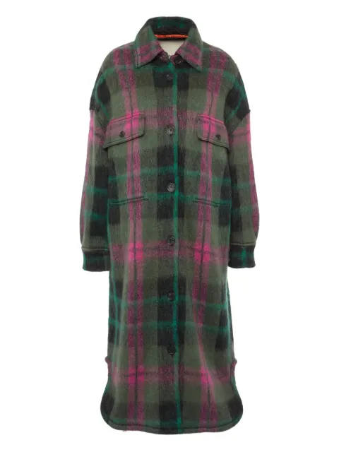 Circus Hotel checked wool coat