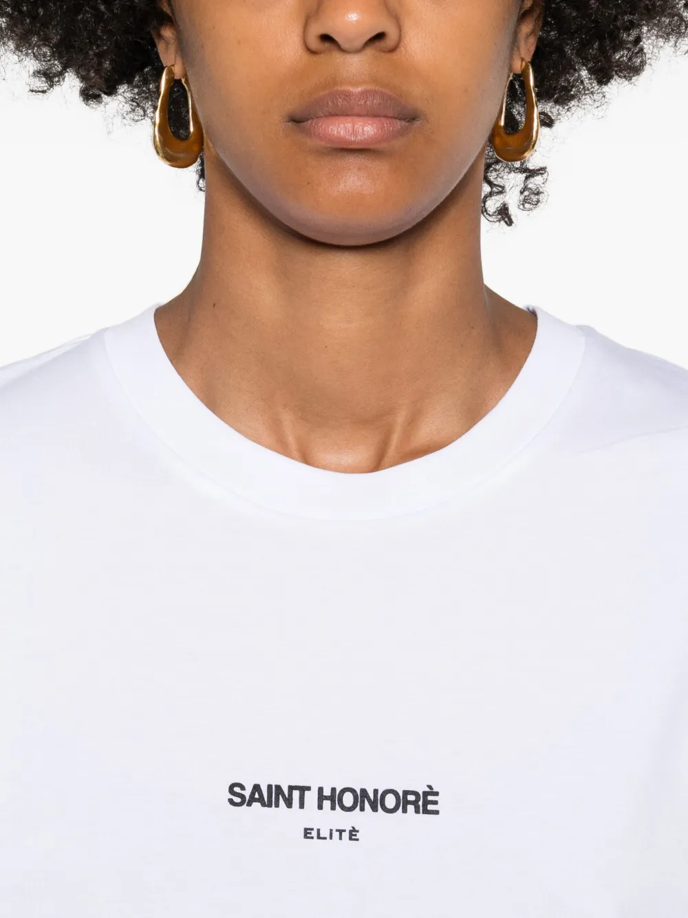 Elite Logo-print Long-sleeve Jersey In White