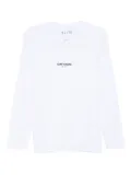 Elite logo-print long-sleeve jersey - White