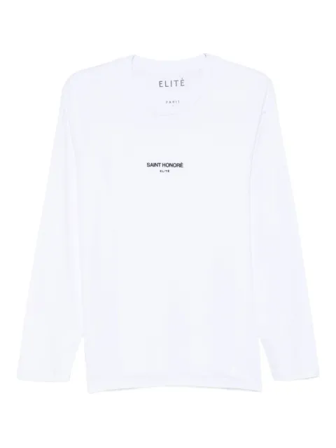 Elite logo-print long-sleeve jersey