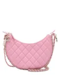 CHANEL Pre-Owned 2021-2025 Small Quilted Lambskin Chain Around Hook Hobo Bag crossbody bag - Pink