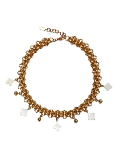 Labelled Jewellery Mia clover-embellished chain necklace