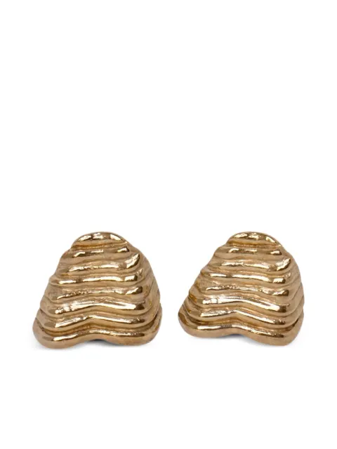 Anita Berisha fluted shell earrings