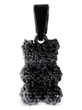 Crystal Haze Nostalgia Bear necklace pendant - Black