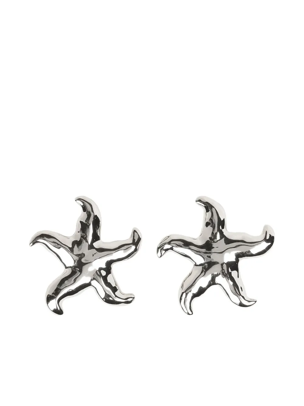 Julietta Starfish-shape Earrings In Gray