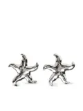 JULIETTA starfish-shape earrings - Grey