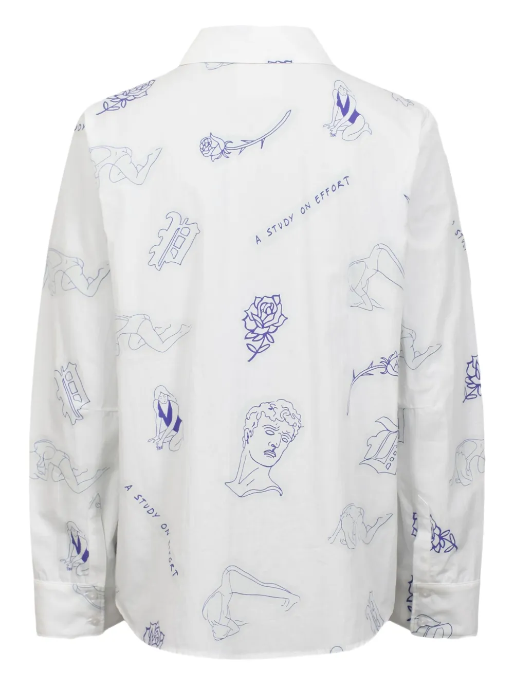Baum Und Pferdgarten blouse met print - Wit
