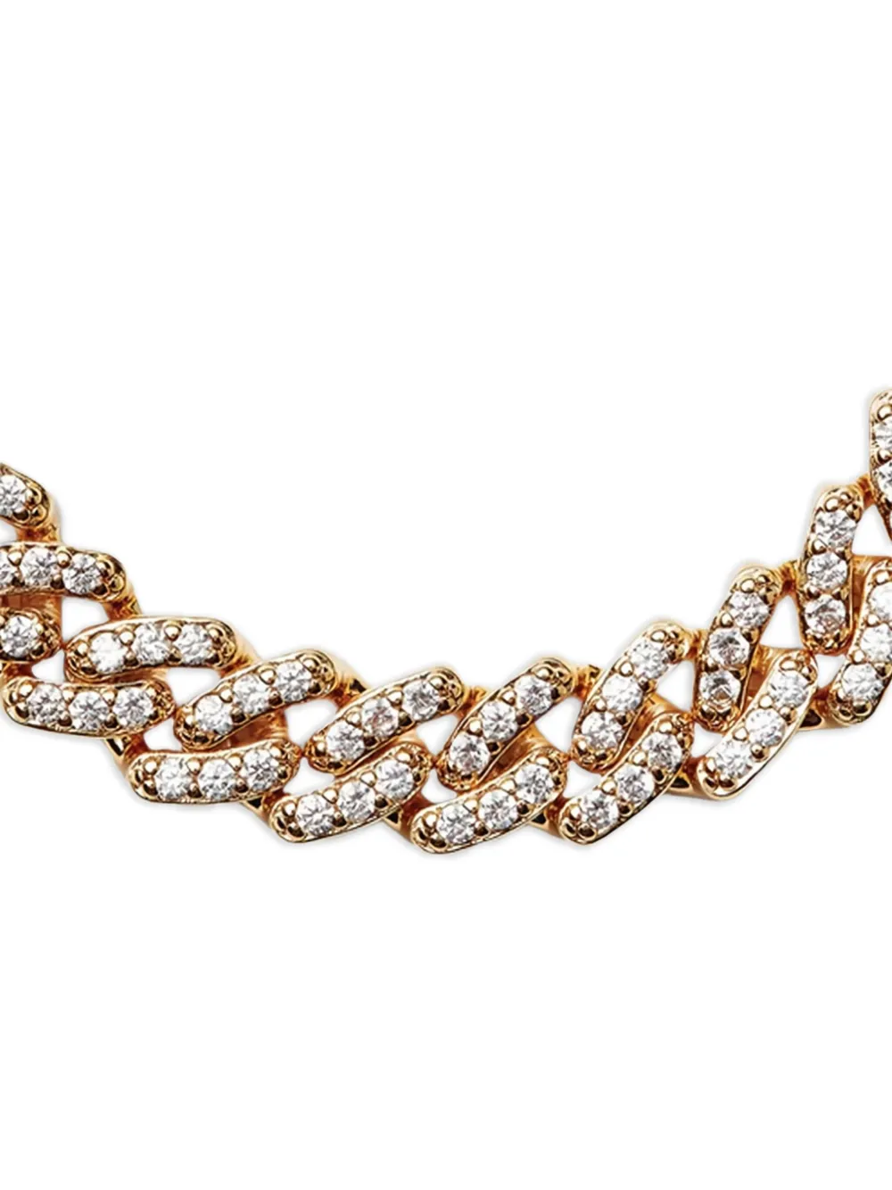 Crystal Haze embellished cuban-chain bracelet | Image 2