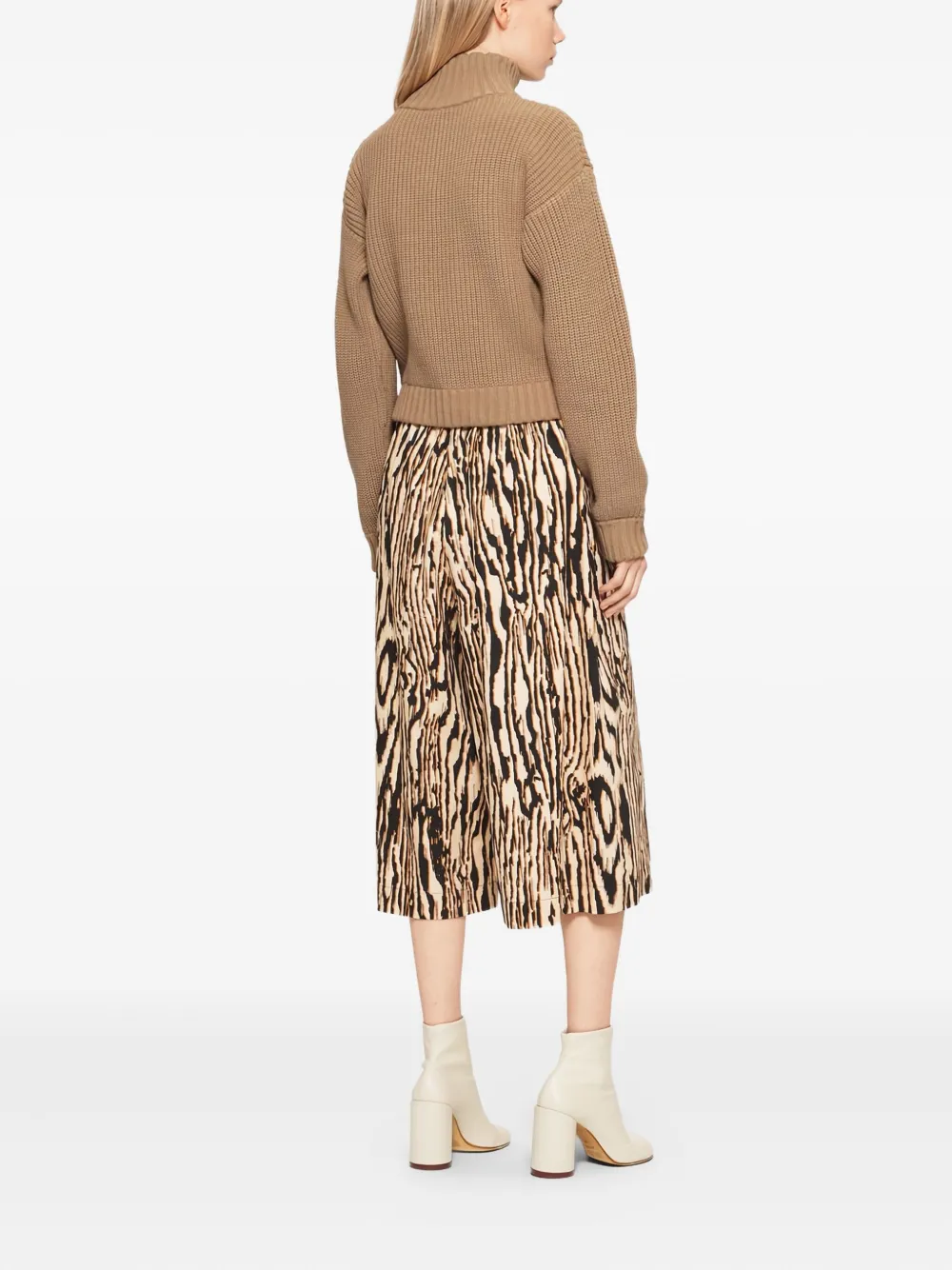 Baum Und Pferdgarten ribbed-knit half-zip sweater Bruin