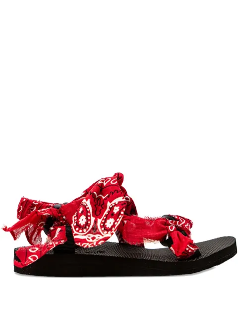 Arizona Love 25mm Trekky Chou bandana-print sandals