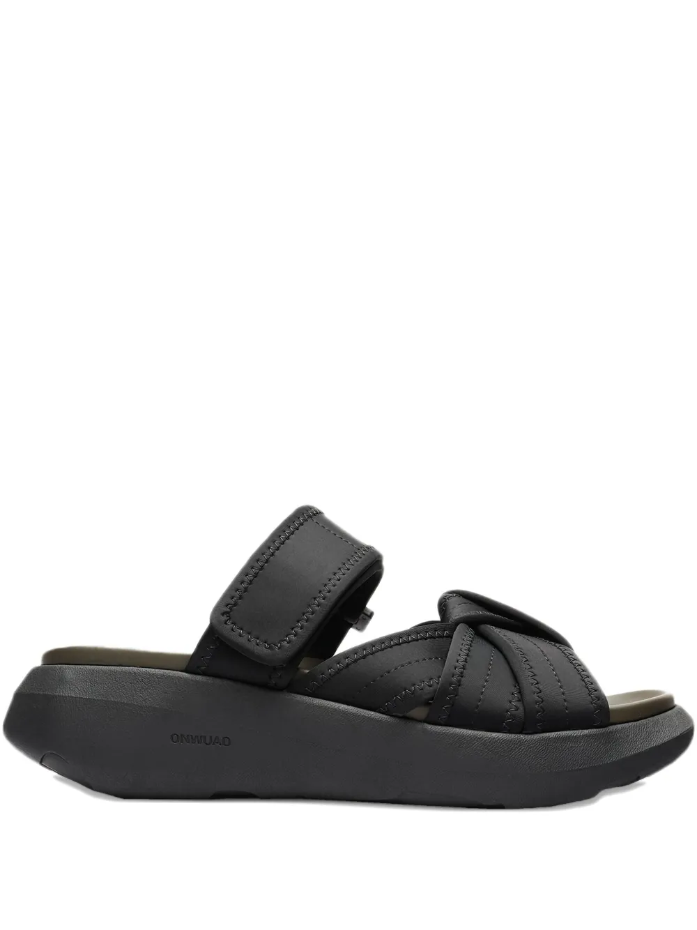 ONWUAD crossover strap sandals | Black | Image 1