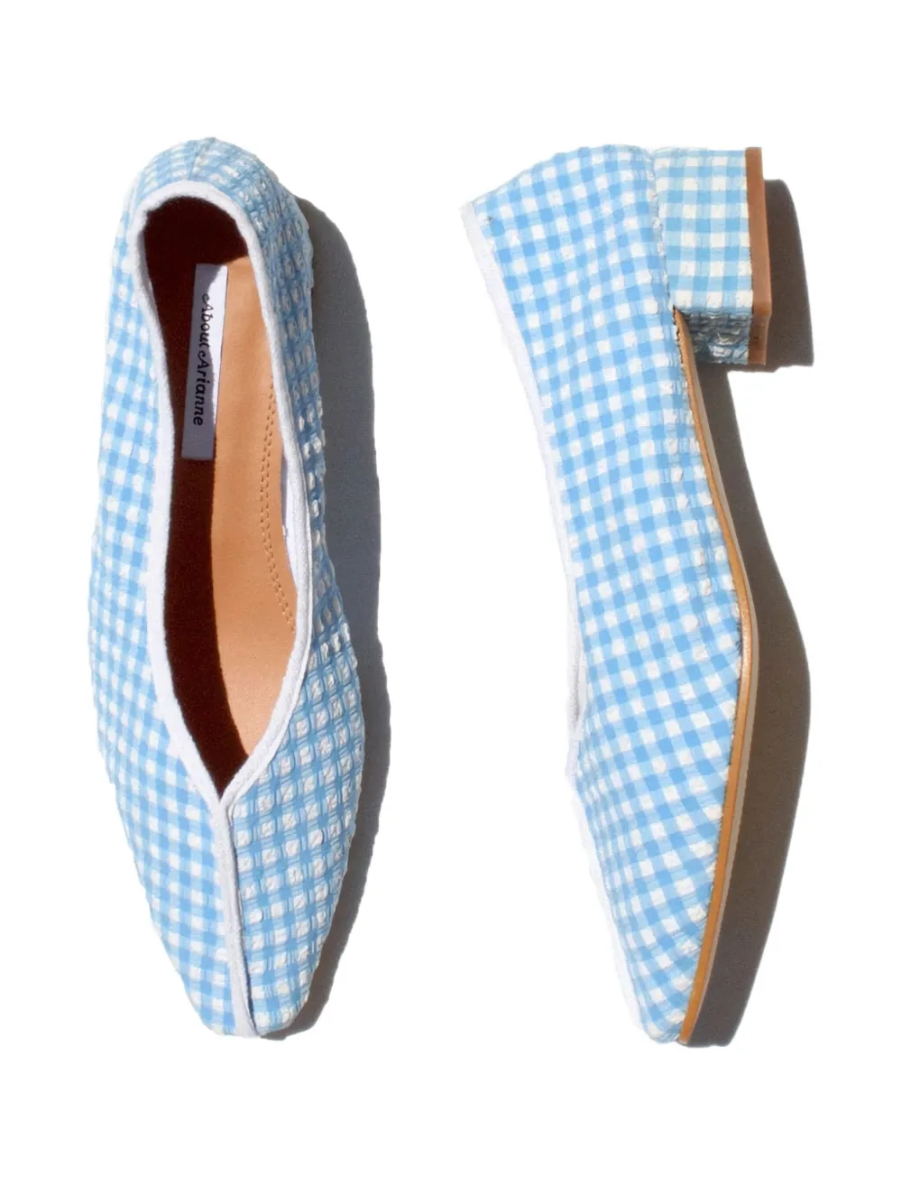 About Arianne 30mm gingham pumps | Heeled Pumps | Image 2