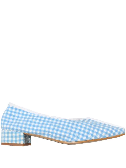About Arianne zapatillas a cuadros gingham con tacón de 30mm