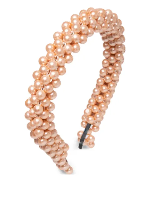 Shrimps Antonia pearl-beaded headband
