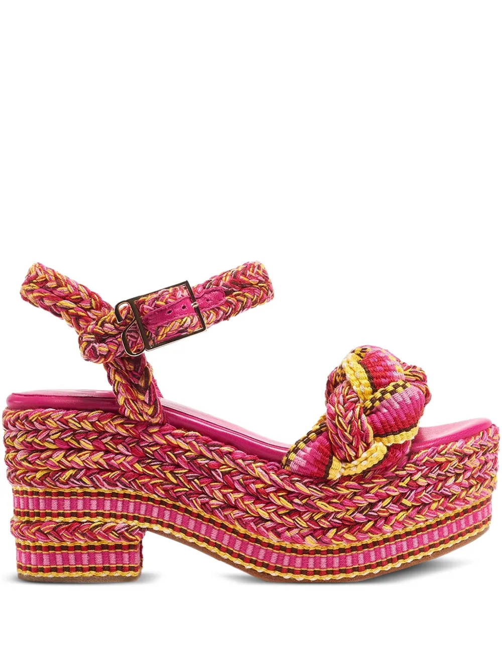 antolina 75m braided sandals | rose | Image 1
