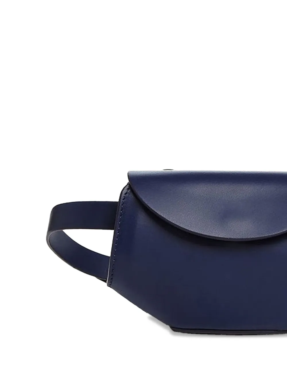 Nico Giani flap-front leather belt bag - Blauw