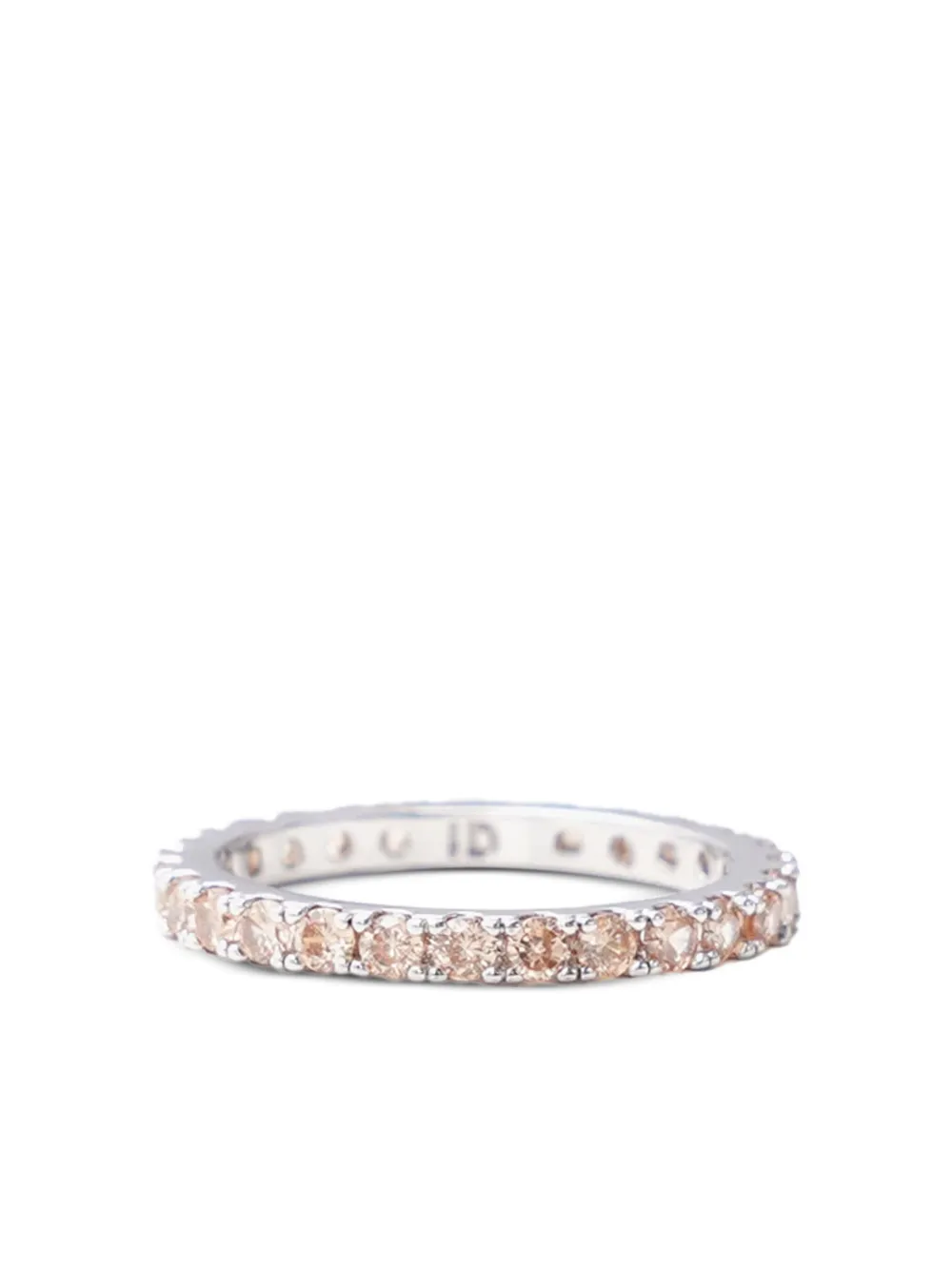 Izabel Display stone-set single-band ring | Silver | Image 1
