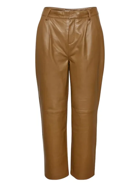Gestuz  Aliah pleated leather trousers