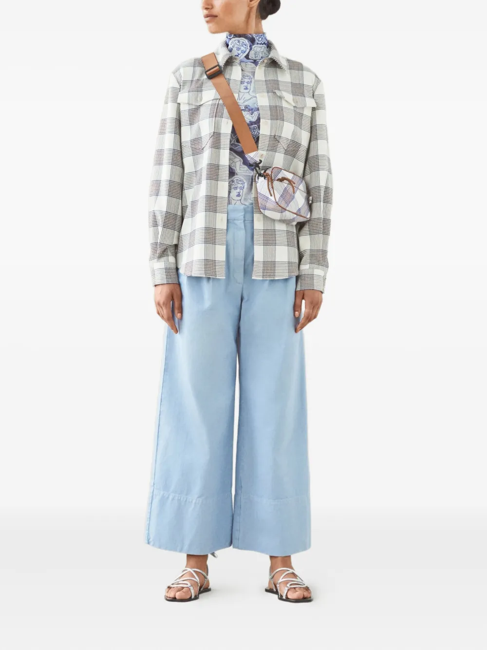 Baum Und Pferdgarten graphic-print turleneck top Blauw