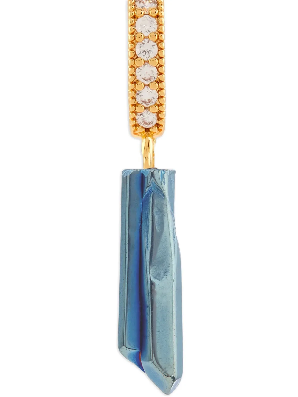 Crystal Haze Titanium pavé-connector pendant | Image 2