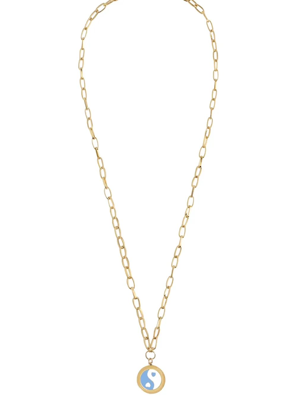 Wilhelmina Garcia Yin Yang pendant necklace - Goud